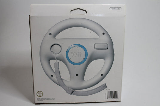 Wii Wheel (schwarz / weiß) ORIGINAL Nintendo Wii Lenkrad Controller Zubehör