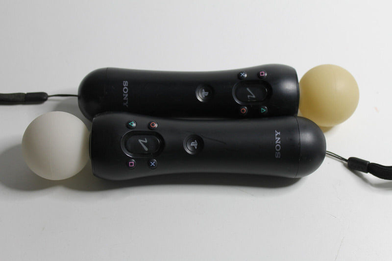 Laden Sie das Bild in Galerie -Viewer, 2x Sony 908678 PlayStation 3 Move Motion Controller - Schwarz
