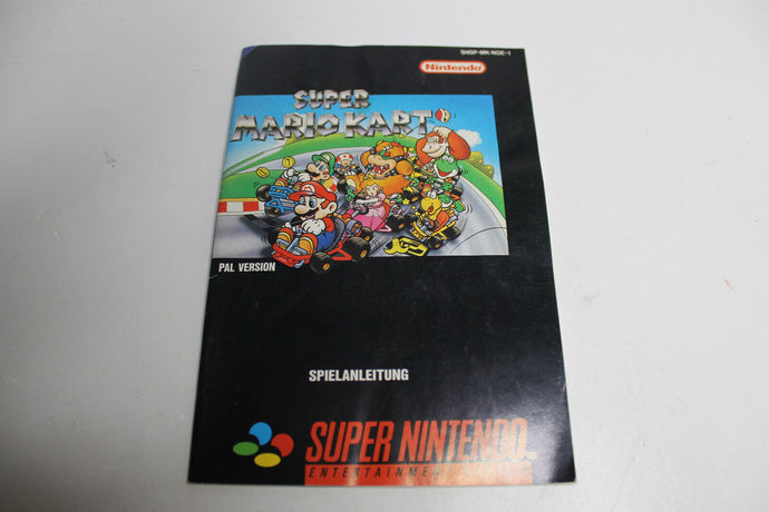 SUPER NINTENDO / SNES - Super Mario Kart - Anleitung