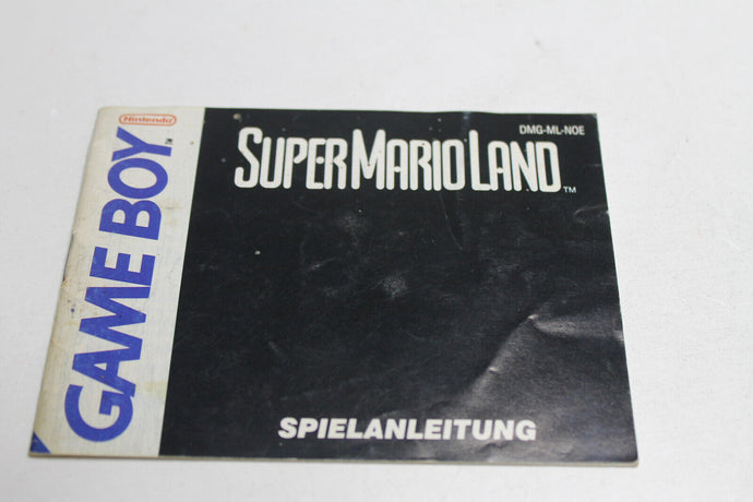 Super Mario Land Für Nintendo Gameboy Anleitung