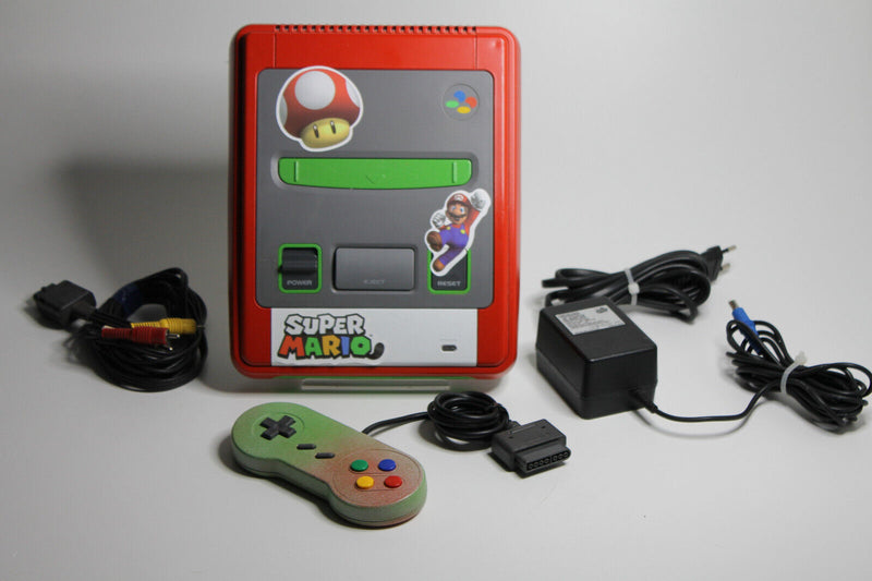 Laden Sie das Bild in Galerie -Viewer, Nintendo Super Famicom Spielkonsole - Custom Super Mario Edition - RARE -
