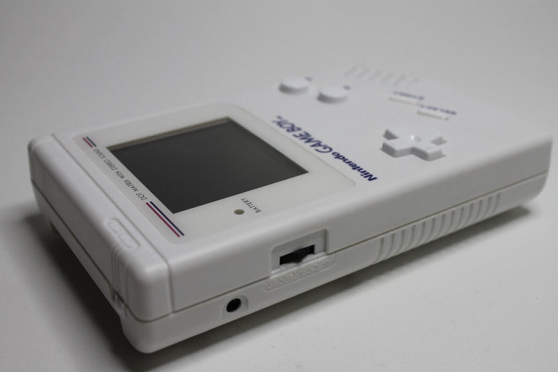 Laden Sie das Bild in Galerie -Viewer, Nintendo Gameboy Classic weiß Handheld mit IPS V5 LCD-Display Mod - TOP Zustand
