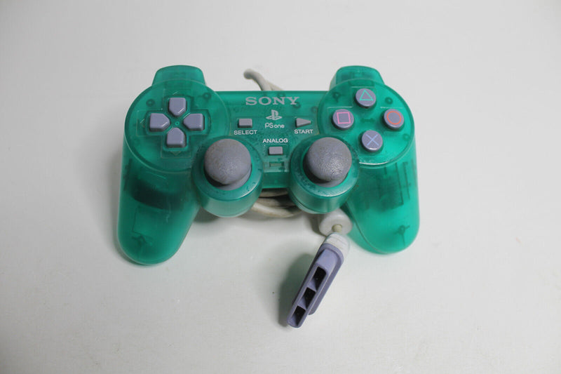 Laden Sie das Bild in Galerie -Viewer, Original Sony PlayStation 2 Controller / Blau-Transparent / ANALOG / PS2 / TOP
