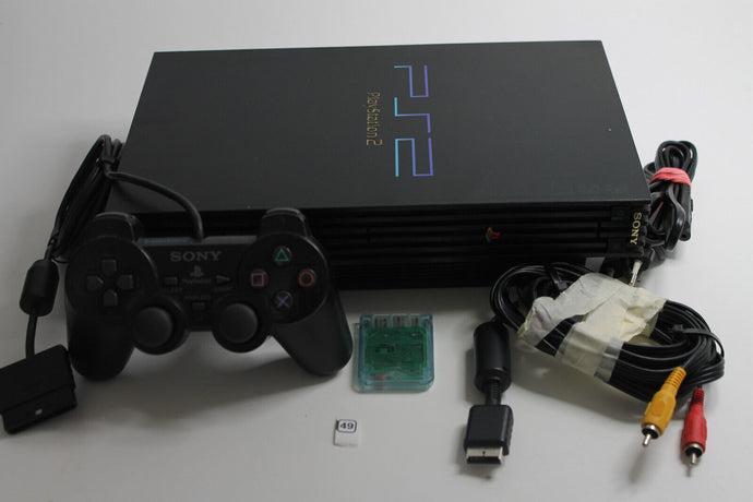 Sony Playstation 2 Spielkonsole - Schwarz (SCPH-30004) mit Controller
