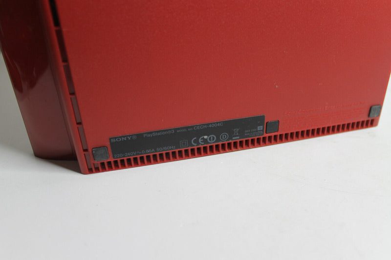 Laden Sie das Bild in Galerie -Viewer, Sony PlayStation 3 Super Slim Konsole | PS3 500GB Rot | inkl. 2x Controller GUT
