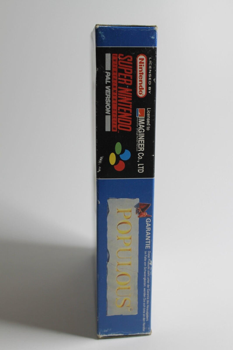 Laden Sie das Bild in Galerie -Viewer, Populous Super Nintendo Snes OVP + Anleitung + Schutzhülle
