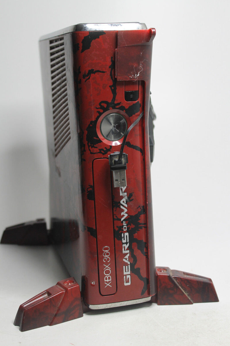 Laden Sie das Bild in Galerie -Viewer, Microsoft Xbox 360 S Gears of War 3 Limited Edition 320 GB Rot &amp; Schwarz...
