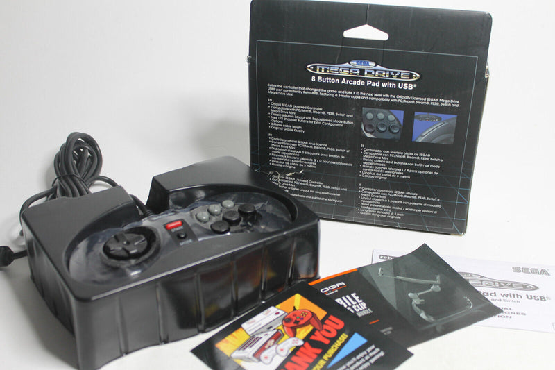 Laden Sie das Bild in Galerie -Viewer, Retro-Bit SEGA Mega Drive USB Controller - Schwarz
