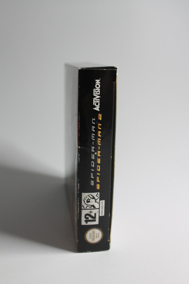Laden Sie das Bild in Galerie -Viewer, 2 in 1 Spider-Man 1 &amp; 2 Gameboy Advance mit OVP CIB im Acryl-Case

