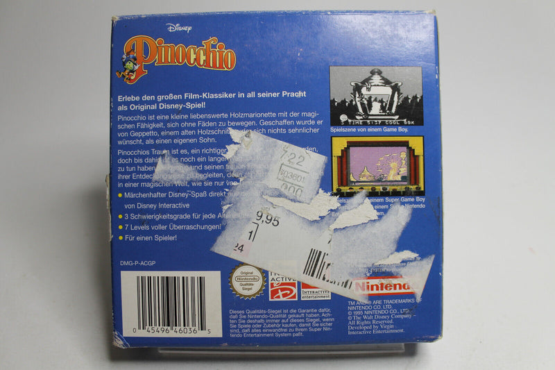 Laden Sie das Bild in Galerie -Viewer, Pinocchio Nintendo Gameboy Color Classic mit OVP Anleitung Modul Retro Gut
