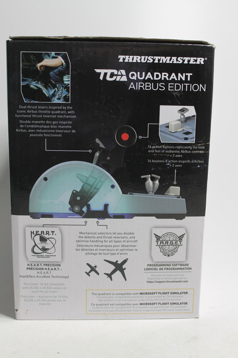 Laden Sie das Bild in Galerie -Viewer, Thrustmaster TCA Quadrant Airbus Edition Schubhebel -  Blau/Schwarz Neuwertig
