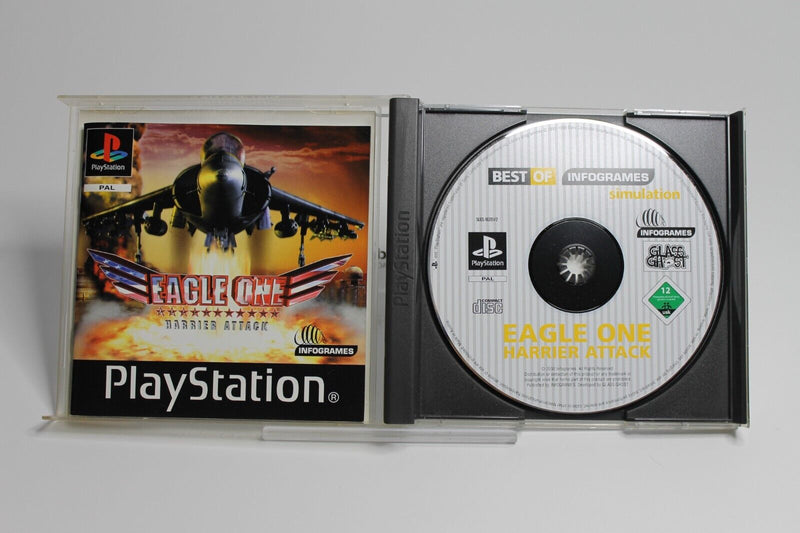 Laden Sie das Bild in Galerie -Viewer, Eagle One-Harrier Attack - PS1 (Sony Playstation 1) - Top Zustand - mit Handbuch
