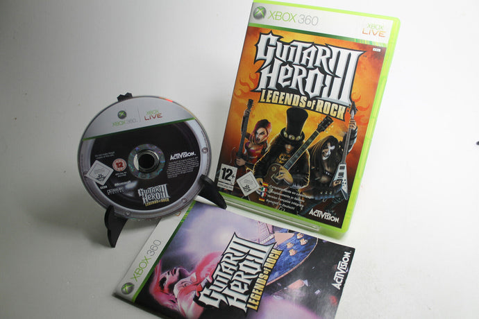 Microsoft Xbox 360 Guitar Hero 3 Legends of Rock in OVP