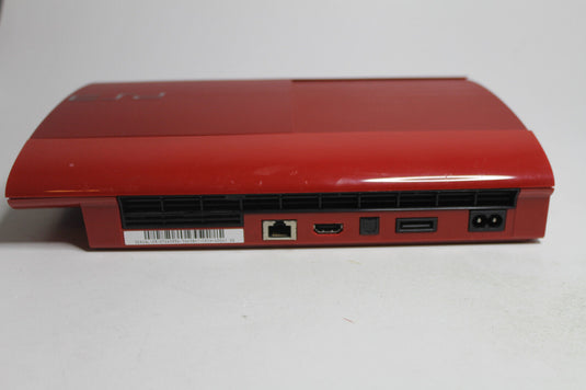 Sony PlayStation 3 Super Slim Konsole | PS3 500GB Rot | inkl. 2x Controller GUT