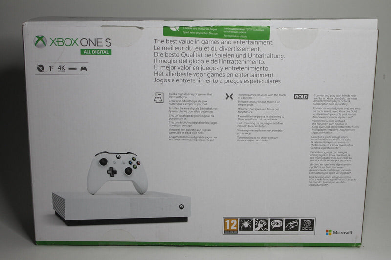 Laden Sie das Bild in Galerie -Viewer, Microsoft Xbox One S 1TB Spielkonsole - Weiß OVP - toller Zustand
