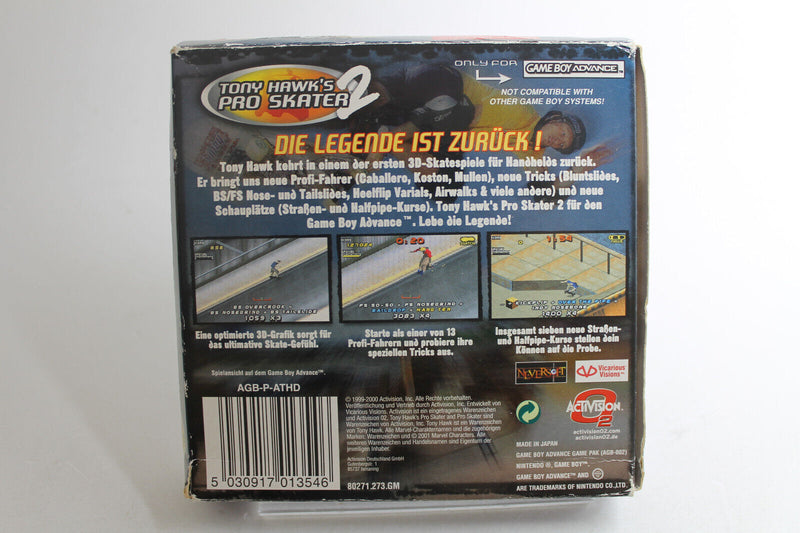 Laden Sie das Bild in Galerie -Viewer, Tony Hawk&#39;s Pro Skater 2 (Nintendo Game Boy Advance, 2001)
