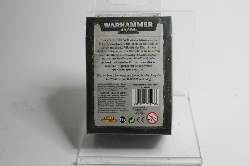Laden Sie das Bild in Galerie -Viewer, Chaos Space Marines - Datakarten 8te Edition - deutsch
