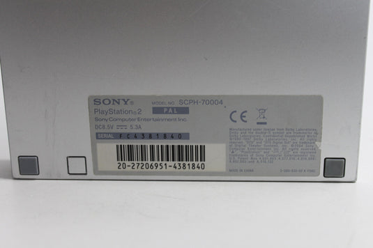 Sony Playstation2, PS2 Slim PAL Konsole Silber OVP mit Controller - getestet