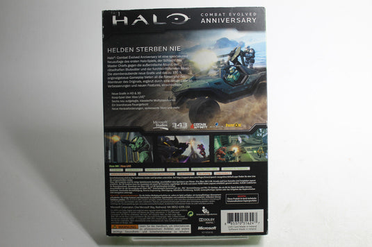 Halo-Combat Evolved Anniversary (Microsoft Xbox 360, 2011)