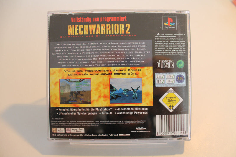 Laden Sie das Bild in Galerie -Viewer, Mech Warrior 2 Enhanced for Matrox Mystique PS1 (Sony Playstation 1) OVP
