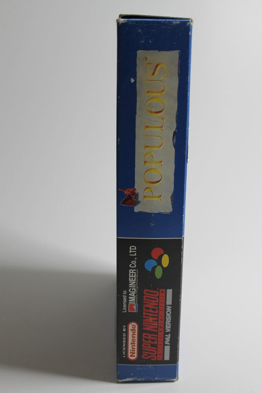 Populous Super Nintendo Snes OVP + Anleitung + Schutzhülle