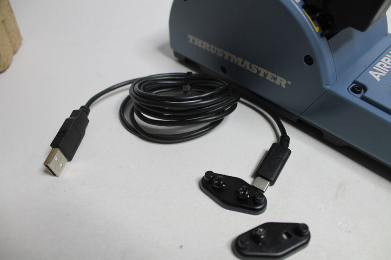 Laden Sie das Bild in Galerie -Viewer, Thrustmaster TCA Quadrant Airbus Edition Schubhebel -  Blau/Schwarz Neuwertig
