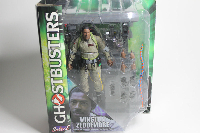 Laden Sie das Bild in Galerie -Viewer, Select Ghostbusters Deluxe Action Figur,Winston Zeddemore with Accessoires, Neu
