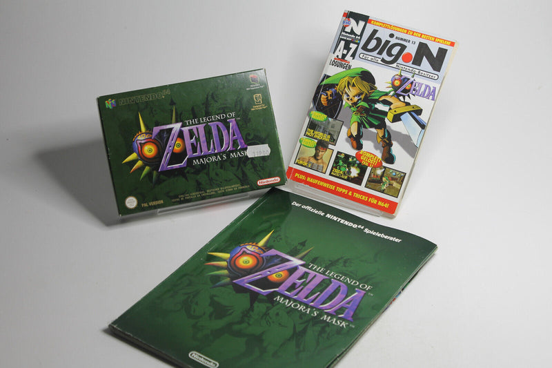 Laden Sie das Bild in Galerie -Viewer, The Legend of Zelda: Majora&#39;s Mask (Nintendo 64) OVP Spieleberater CIB Sammler
