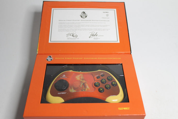 Street FighterLimited Collectors Edition Controller Playstation Signed
