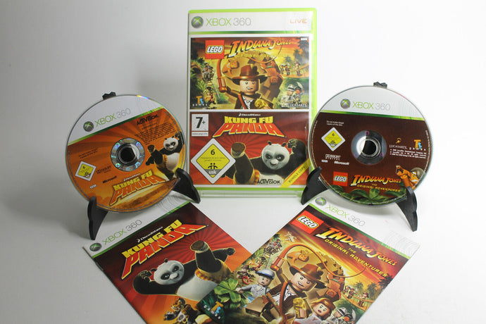 Microsoft Xbox 360 Lego Indiana Jones/ Kung Fu Panda in OVP