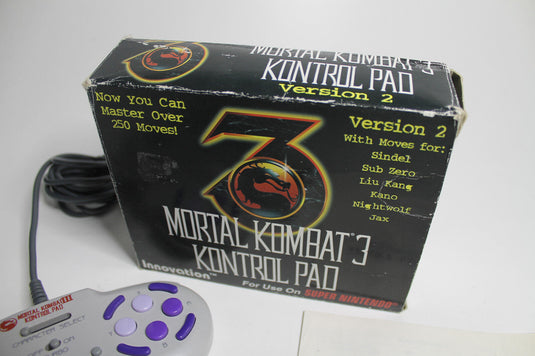 Sega Genesis Mortal Kombat 3 Kontrol Pad Version 2 Controller Joystick OVP