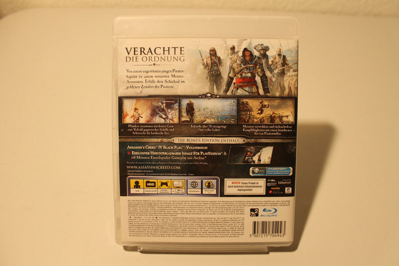 Laden Sie das Bild in Galerie -Viewer, Assassin&#39;s Creed Iv-Black Flag PS3 (Sony Playstation 3) - Top Zustand - OVP

