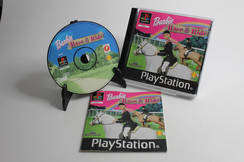 Laden Sie das Bild in Galerie -Viewer, Barbie: Race &amp; Ride (PSone, 1999)
