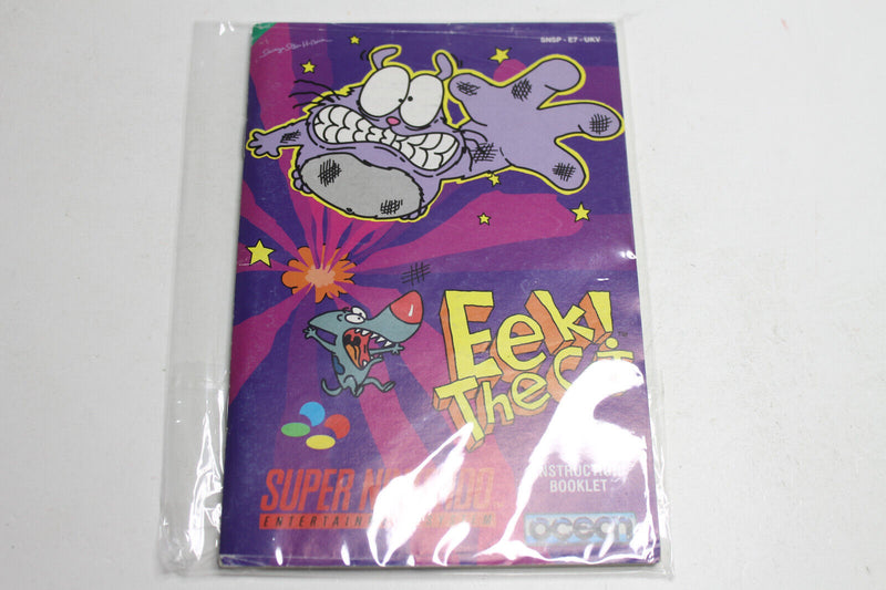 Laden Sie das Bild in Galerie -Viewer, Eek! The Cat - Super Nintendo - SNES - Anleitung
