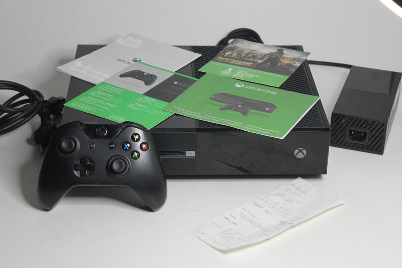 Laden Sie das Bild in Galerie -Viewer, Microsoft Xbox One 500GB Spielekonsole - Schwarz (5C5-00013)

