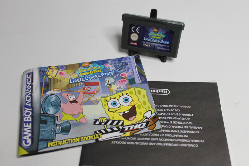 Laden Sie das Bild in Galerie -Viewer, Spongebob Schwammkopf: Film Ab! (Nintendo Game Boy Advance, 2006)
