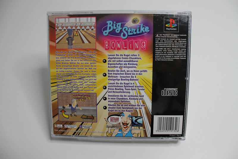 Laden Sie das Bild in Galerie -Viewer, PS1 / Sony Playstation 1 - Big Strike Bowling DE mit OVP
