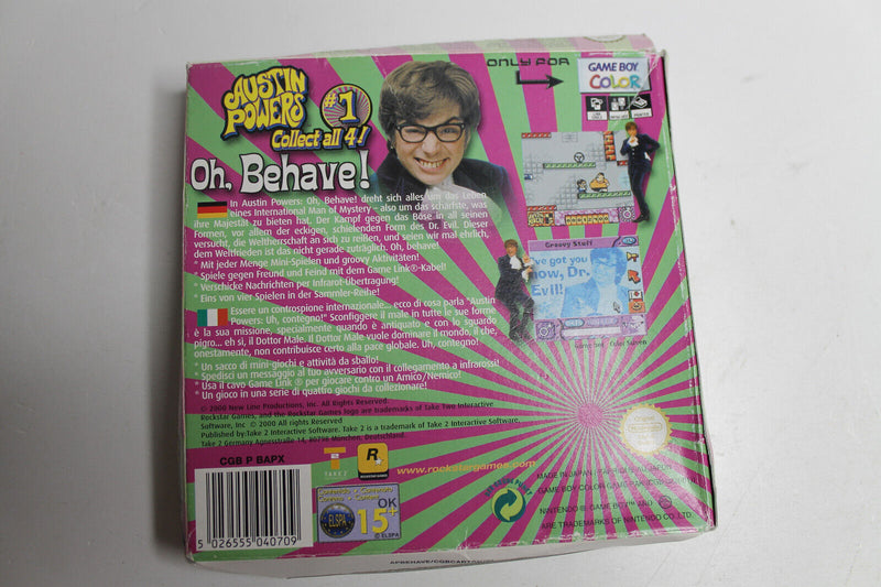 Laden Sie das Bild in Galerie -Viewer, Austin Powers Oh Behave Nintendo Gameboy Color nur OVP
