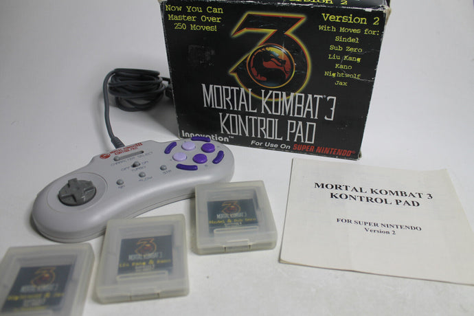 Sega Genesis Mortal Kombat 3 Kontrol Pad Version 2 Controller Joystick OVP