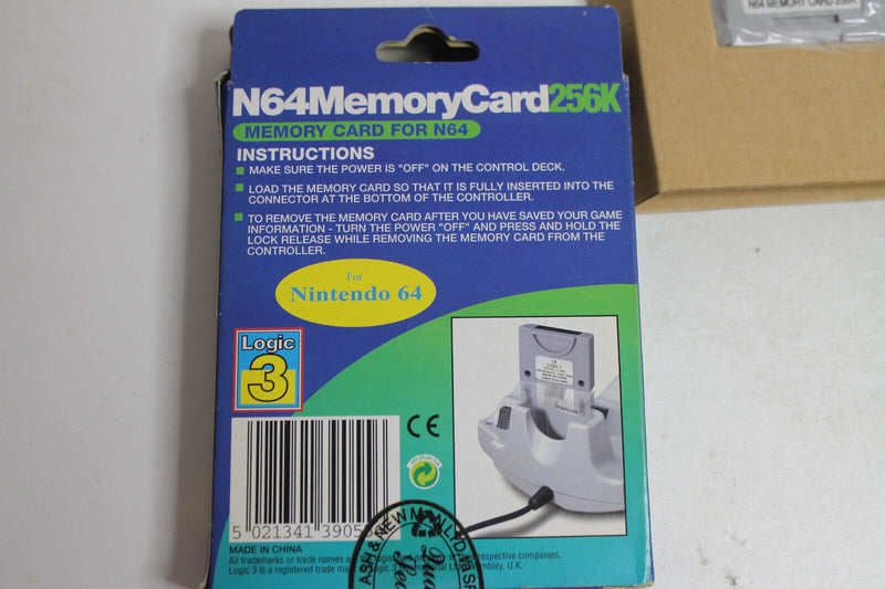 Laden Sie das Bild in Galerie -Viewer, Performance Memory Card Nintendo 64 Controller Pak N64 256kb
