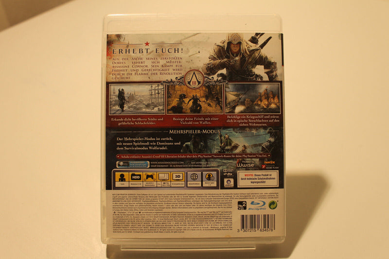 Laden Sie das Bild in Galerie -Viewer, Assassin&#39;s Creed III PS3 (Sony Playstation 3) - Top Zustand - mit Handbuch
