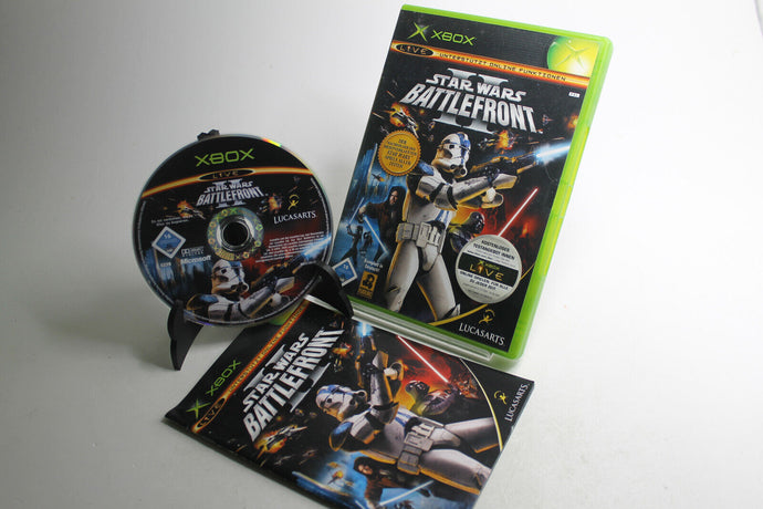 MICROSOFT XBOX CLASSIC Star Wars Battelfront 2  OVP