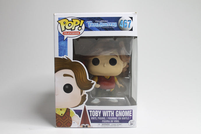 Funko Pop! 467: Dreamworks Trollhunters - Toby with Gnome - NEU