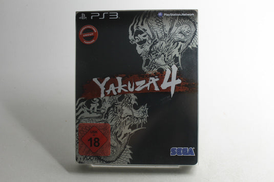 Yakuza 4-Kuro Edition (Sony PlayStation 3, 2011) Steelbook