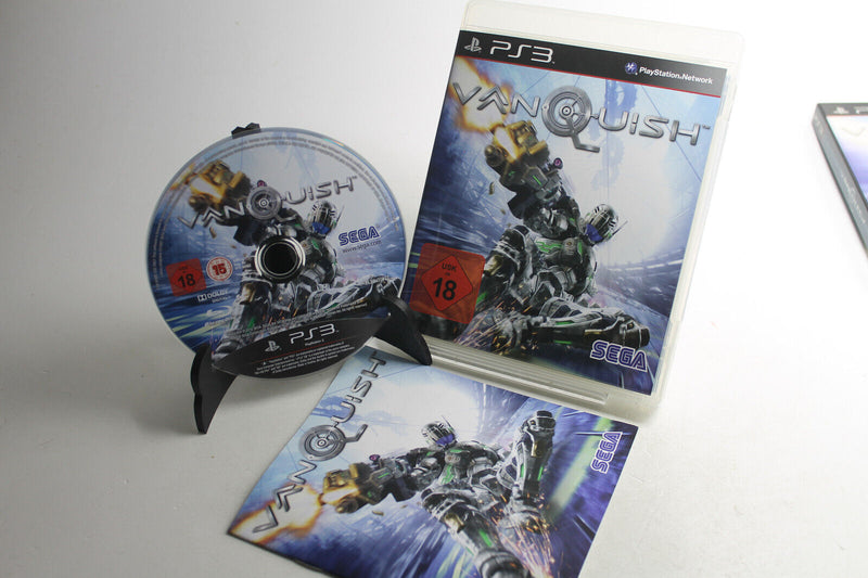 Laden Sie das Bild in Galerie -Viewer, Vanquish (Sony PlayStation 3, 2010) 3D Cover
