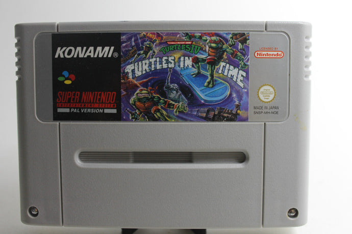 Turtles IV Turtles In Time - Super Nintendo - SNES