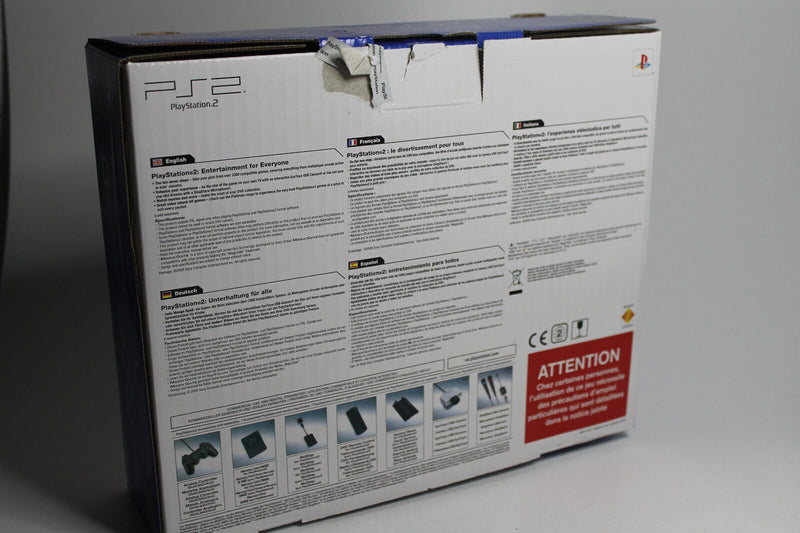 Laden Sie das Bild in Galerie -Viewer, Sony PlayStation 2 Slimline Spielekonsole - Kohleschwarz (9901921)...
