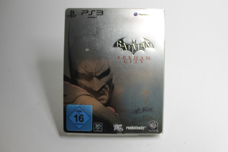 Laden Sie das Bild in Galerie -Viewer, Batman: Arkham City Steelbook PS3 PlayStation 3 Spiel + Anleitung Zustand Gut

