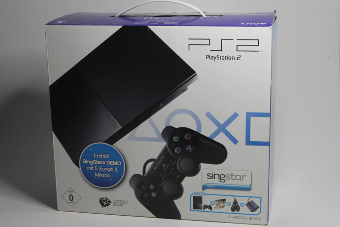 Sony PlayStation 2 Slimline Spielekonsole - Kohleschwarz (9901921)...