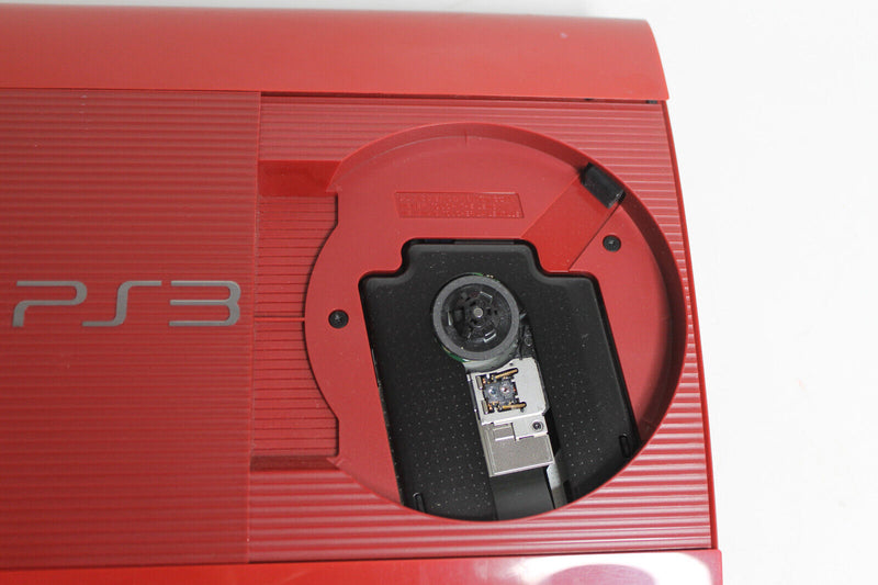 Laden Sie das Bild in Galerie -Viewer, Sony PlayStation 3 Super Slim Konsole | PS3 500GB Rot | inkl. 2x Controller GUT
